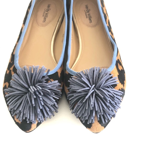 WENDY WILLIAMS Leopard Print Flats - Picture 5 of 8